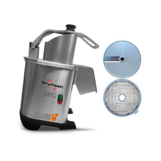 Processador de alimentos profissional Skymsen PA7 Pro para cortes de 8mm