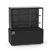 Vitrine refrigerada para confeitaria Refrimate CVTR1100 em aço preto com ar forçado