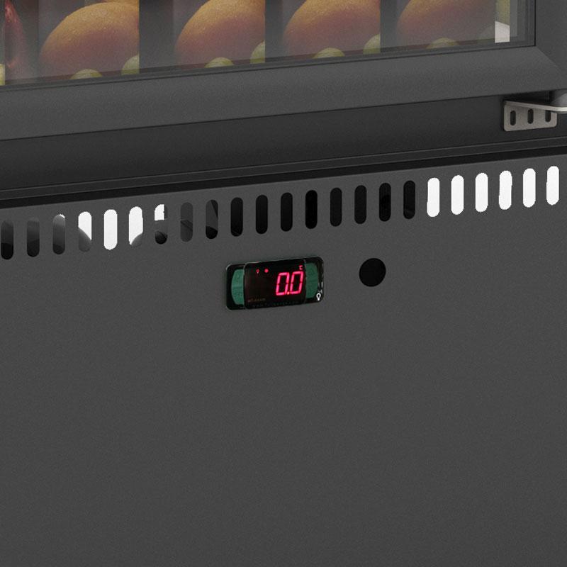 Vitrine refrigerada para laticínios Refrimate com prateleiras ajustáveis

