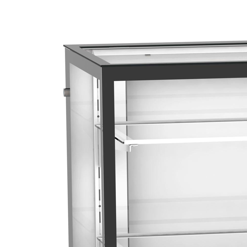 Expositor refrigerado para doces e salgados, ideal para padarias e confeitarias
