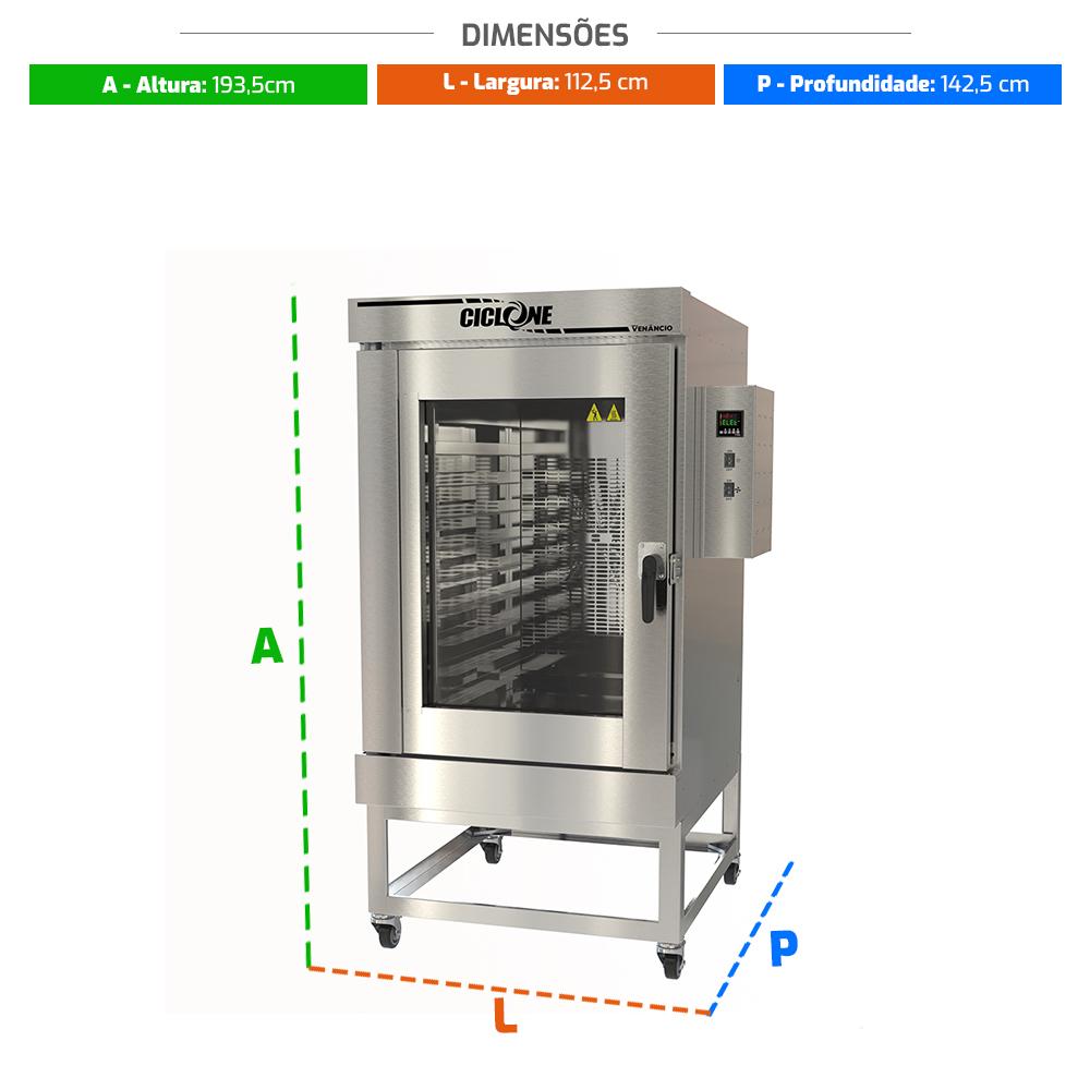 Forno Elétrico Industrial 10 Esteiras com tecnologia ciclone