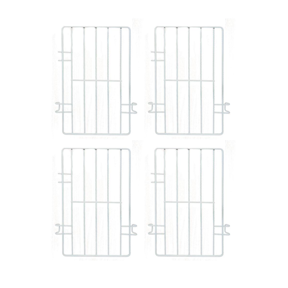 Kit de separadores aramados para cestos de freezer Metalfrio branco