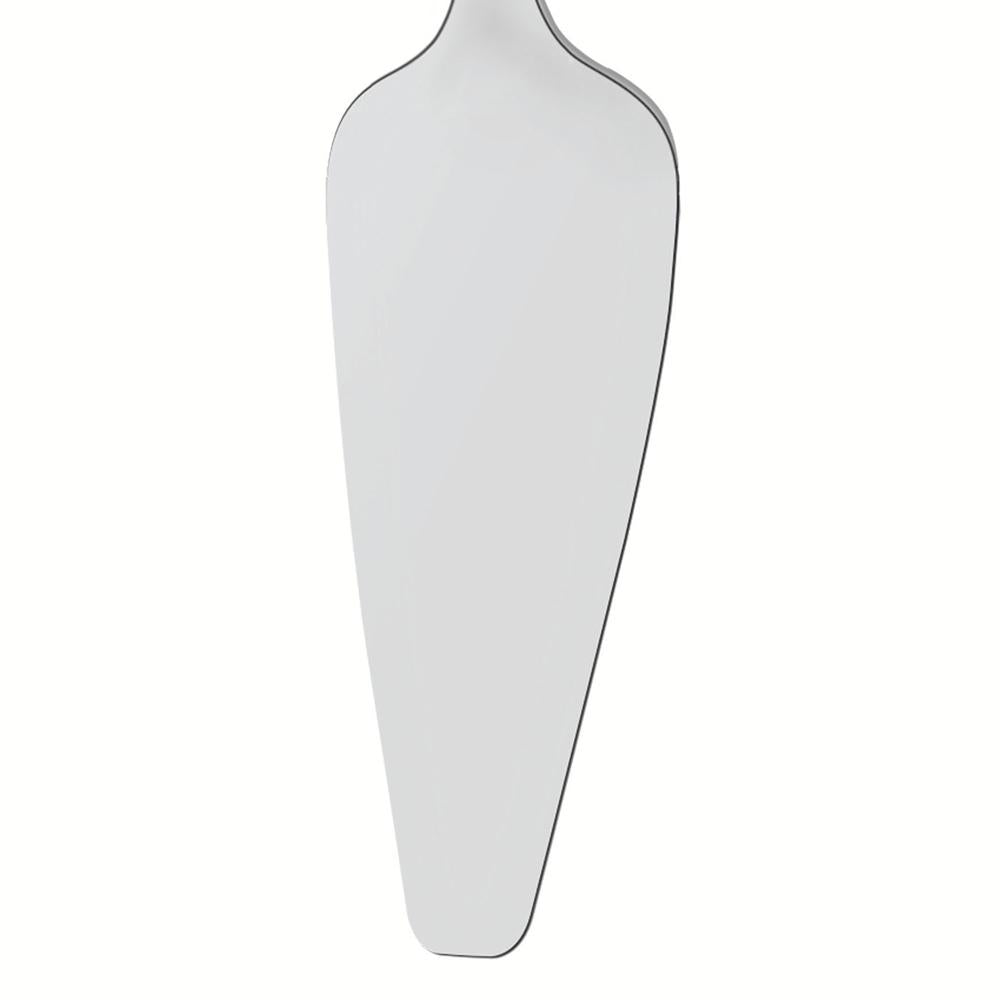Pá inox para bolos com cabo detalhado, ideal para uso diário