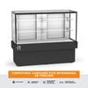 Vitrine refrigerada para bolos profissional da Salvador Comercial com iluminação LED