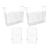 Kit com 2 cestos organizadores e 2 separadores para freezer Metalfrio, ideal para organizar produtos com eficiência.