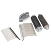 Kit Profissional de Estrogonofe e Iscas Skymsen KES-ABS10, amaciador e cortador de carne em tiras de 10mm, com escova de limpeza.