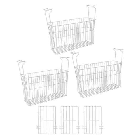 Kit organizador Metalfrio com 8 cestos e separadores para freezer