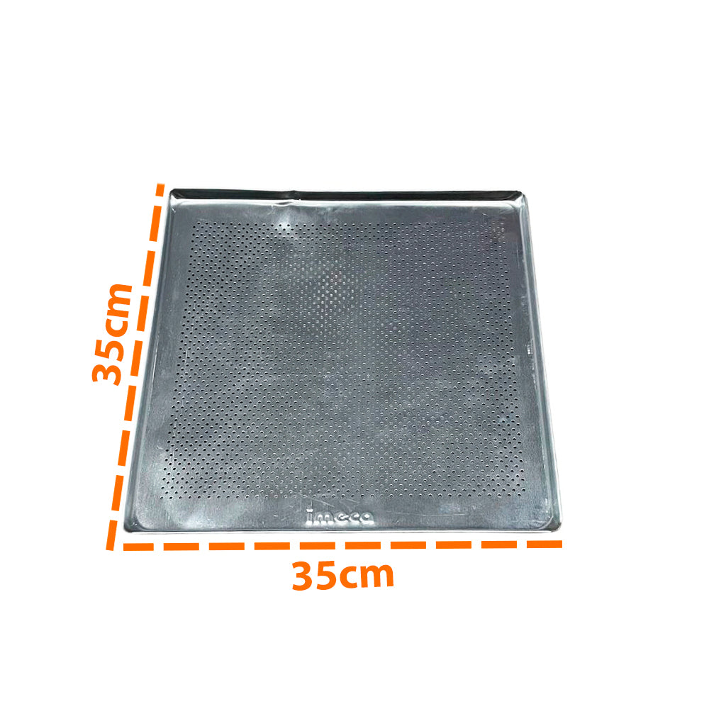 SEMINOVO - FORMA BANDEJA (PERFURADA) ASSADEIRA ALUMÍNIO 35X35 CM PRP-004 / FC4EMV - IMECA 6086