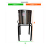 SEMINOVO - Fritador Profissional Água e Óleo 12 litros 3500W PR-90E - Progás 220V