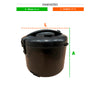SEMINOVO - Panela Elétrica De Arroz 10 Xícaras Preta EPA10P 127V - EOS