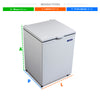 SEMINOVO - Freezer Refrigerador Congelador Horizontal Dupla Ação 166L DA170 127V - Metalfrio