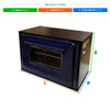SEMINOVO - Forno Industrial a Gás Bravo Para Fogão 2 Bocas BRF2 Azul - Venâncio