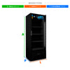 SEMINOVO - Cervejeira Expositor Vertical Porta de Vidro 497 Litros VN50AH Optima All Black 127V - Metalfrio