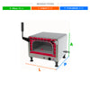SEMINOVO - Forno Lastro Refratário Mini Chef Prpe-400 Elétrico Gratinador Progas 127V