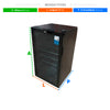 SEMINOVO - Refrigerador Expositor Vertical 124L Eco Gelo Preto EEV120P 127V - EOS
