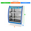 SEMINOVO - Balcão Confeitaria Estufa 70cm Azul 220V - Chimafrio
