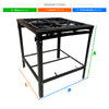 SEMINOVO - Fogão 4 Bocas 2 Duplas e 2 Simples Queimadores Ferro Fundido Baixa Pressão PMSD-42 G2 - Progás
