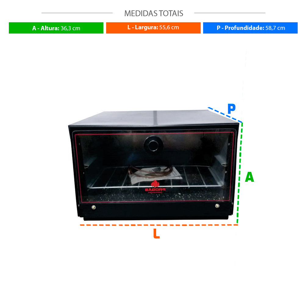 SEMINOVO - Forno Semi-industrial Gás Baixa Pressão  FSI500 - Progás