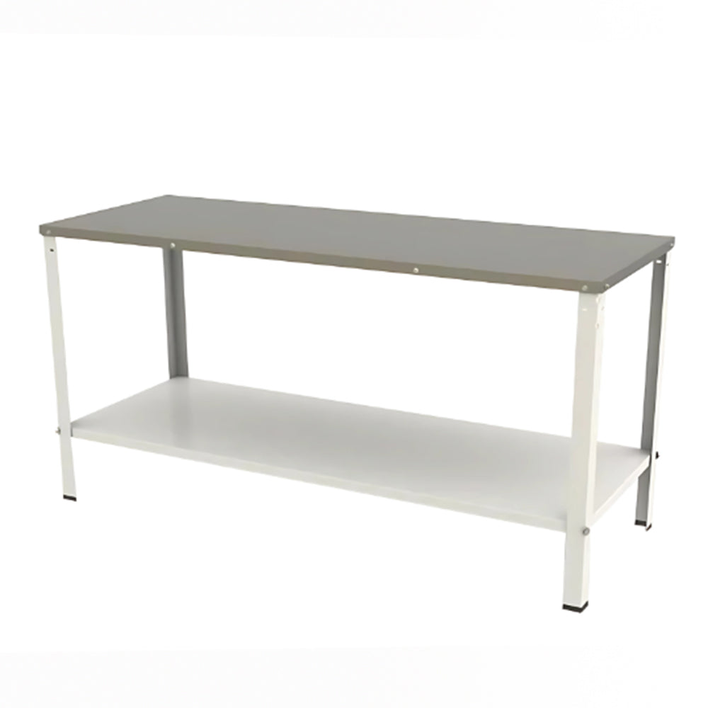 Mesa Bancada Apoio M-190 Braesi com tampo inox 430 escovado para cozinhas profissionais e amadoras