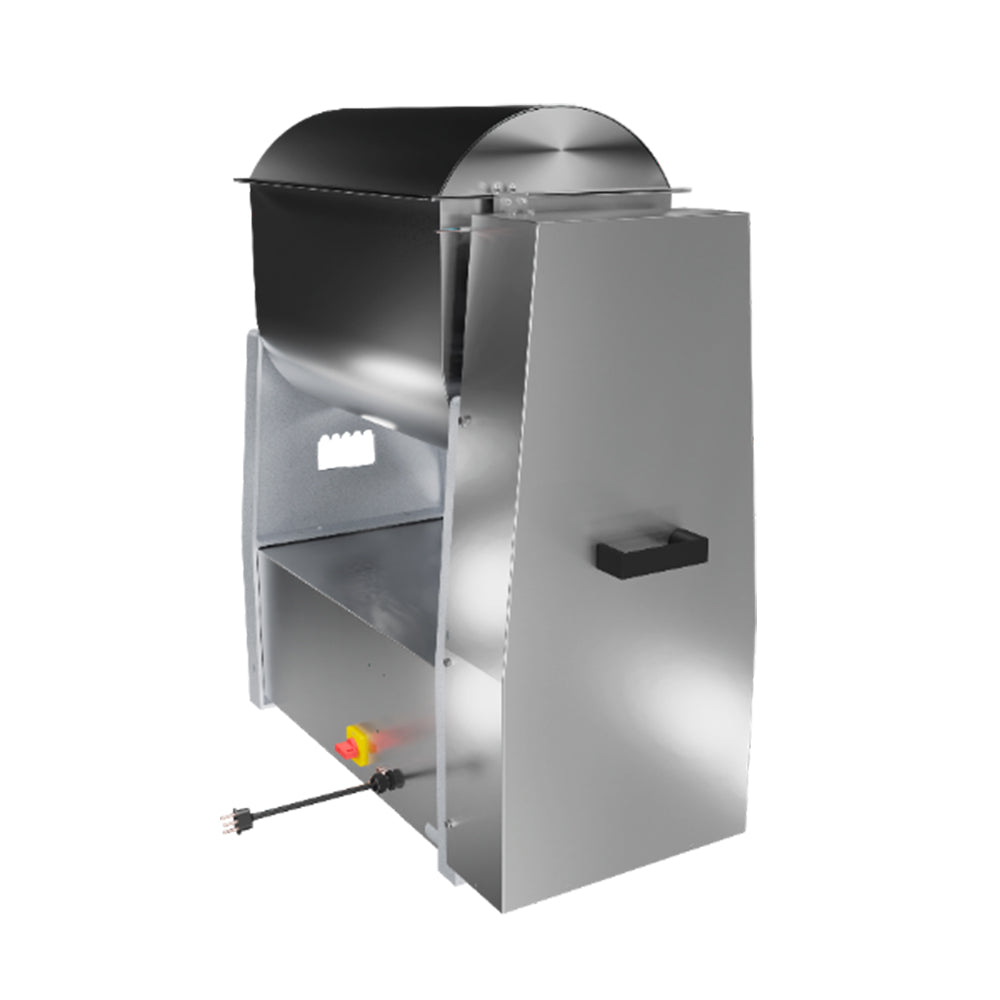 Misturador de Carne 50 kg Skymsen MMS-50I, com tampa de segurança, para homogeneizar temperos e massas cárneas.