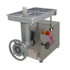  Moedor de Carne Bocal 10 G2 em aço inox escovado, com bandeja inox e socador de PP, ideal para uso profissional e doméstico.