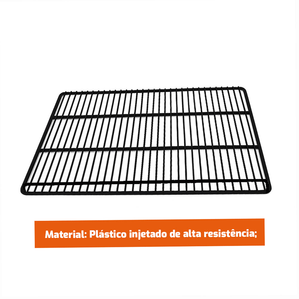Grade Prateleira Para Visa Vcce570 Modelo Injetado Preta 55x53 - Refrimate