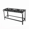 Fogão Industrial modular a gás GLP 3 queimadores duplos aço carbono baixa pressão PMD 300NF Progás;
