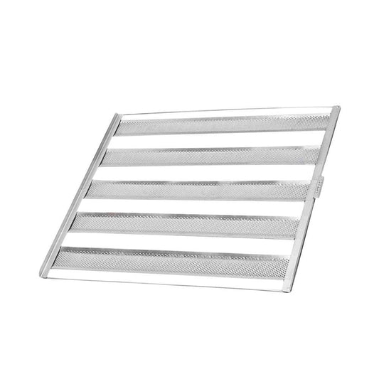KIT - 10 Esteiras Pão Francês 5 Talas Tiras Alumínio 7cm 50g 58x70 - Imeca
