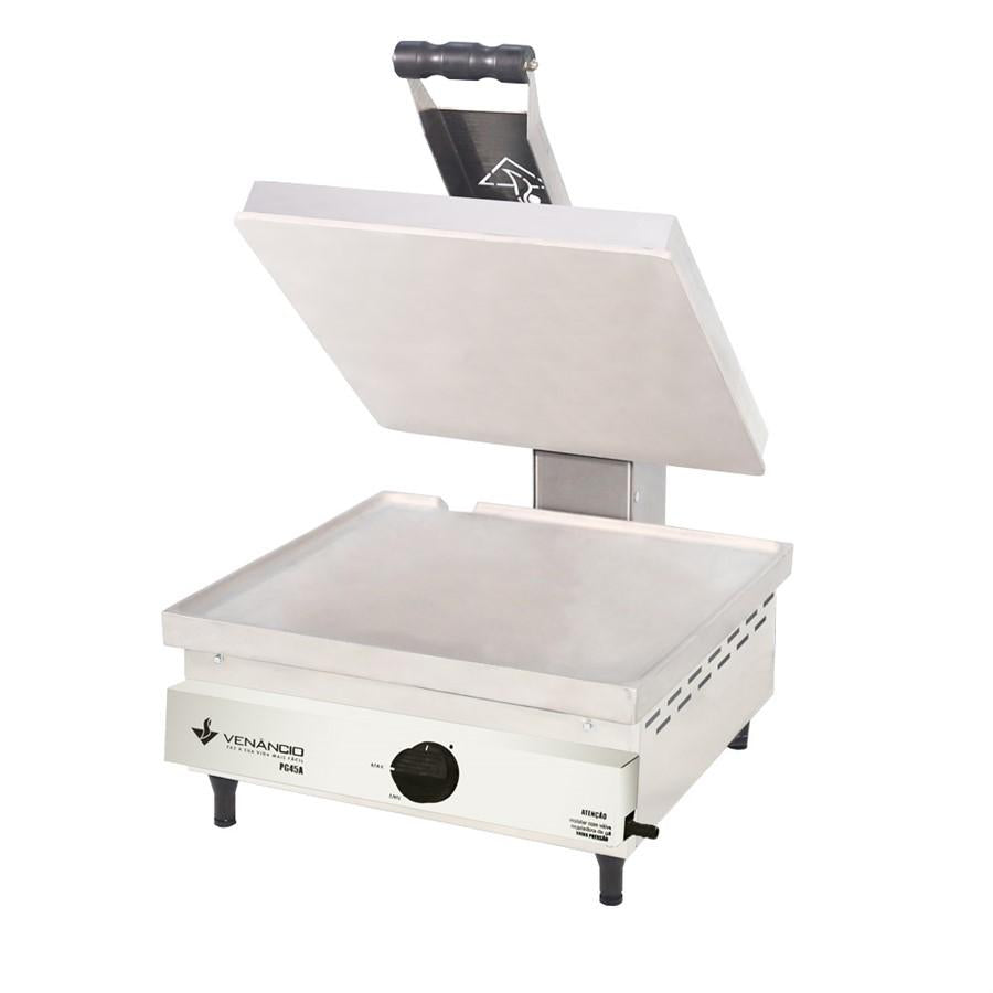 Prensa Chapa Grill a Gás Profissional Alumínio 45cm PG45A - Venâncio