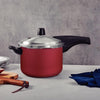 Panela de Pressão Effect Alumínio Revestimento Antiaderente 20 cm 4,5 l Vermelho - Tramontina 20591720