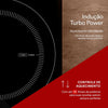 Fogão Cooktop De Indução 2 Bocas De Embutir Preto 3500W Cheff Gourmet ECI02EP 220V - EOS