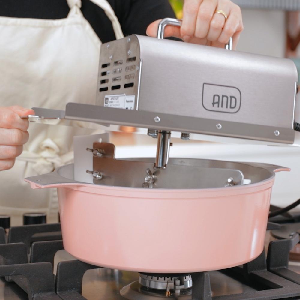 Misturador De Doces 7 Litros Panela Mexedora Mixer Bivolt Rosa Mousse - Anodilar 3243