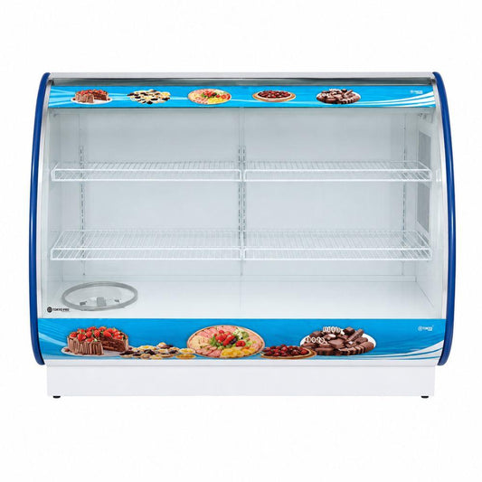 SEMINOVO - Balcão Confeitaria Serpentina 1,80m Azul Painel Digital 220V - Chimafrio