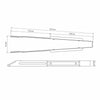 Pegador Manuseador de Carne Churrasco com Lâmina em Aço Inox e Cabo de Madeira 37 cm PMC4 - Tramontina