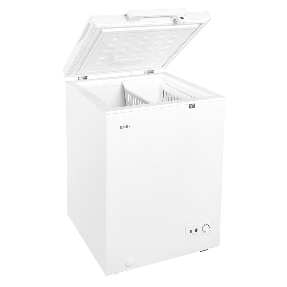 Freezer Horizontal Conservador 110 Litros Dupla Ação +8°C a -18°C Eco Gelo Tampa Sólida EFH120X 220V - EOS