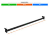 Kit 10 Réguas Pretas Para Ponta de Gôndola 73cm - Sa Gôndolas