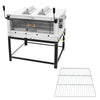 Kit - Forno Gás Industrial Roma Inox Infravermelho Firiv110 + Grade Extra