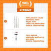 Kit - Faqueiro Premium 3 Peças + 1 Injetor de Temperos Para Churrasco - Tramontina