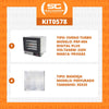Kit - Forno Turbo Prp-004 Plus Digital 220v Preto + 4 Assadeiras - Progás