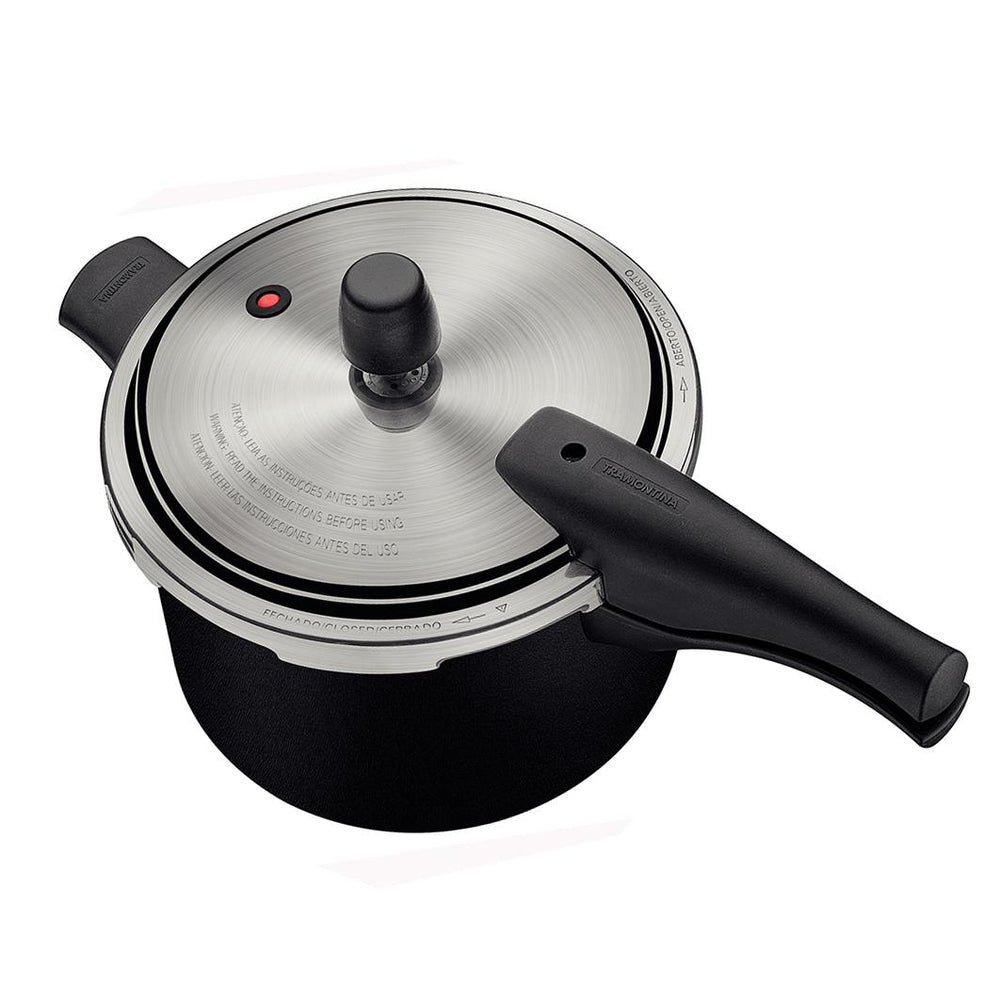 Panela de Pressão Effect 4,5L e Panela Turim Alumínio Chumbo Antiaderente 1,4L PTC - Tramontina