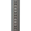 Conjunto Pé Central Coluna Para Gôndolas New Plus 1,40m Base 40cm - Sa Gôndolas