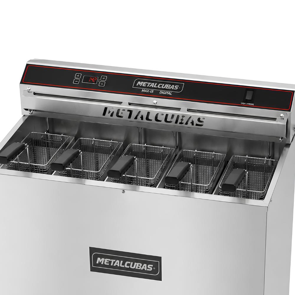 Fritador Água e Óleo Elétrico 45 Litros de Pedestal 1000w FAO 45 220v - Metalcubas 27090