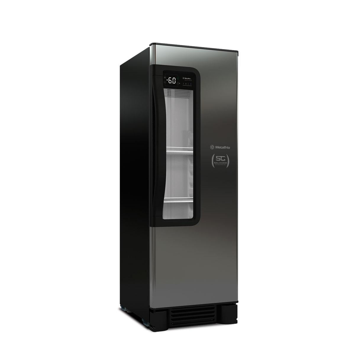 Cervejeira Expositora Visa Cooler Beer Maxx 250 Residencial Porta Inox 228/264 Lts VN25TP - Metalfrio 220V