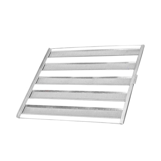 KIT - 20 Esteiras Pão Francês 5 Talas Tiras Alumínio 7cm 50g 58x70 - Imeca