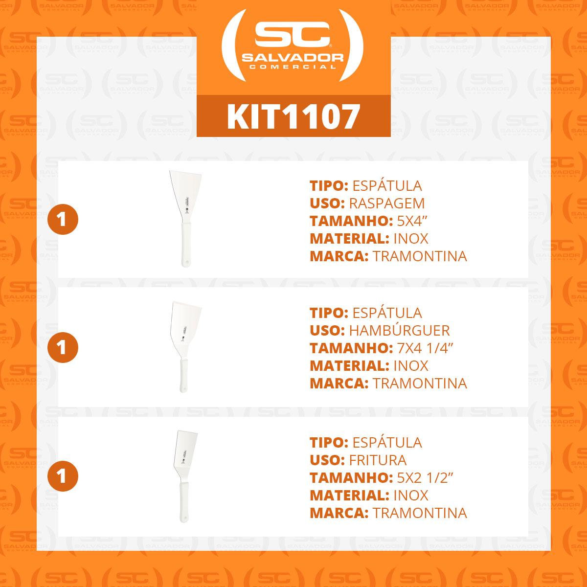 Kit - Conjunto de Espátulas Profissionais Alto Rendimento Para Lanches - Tramontina