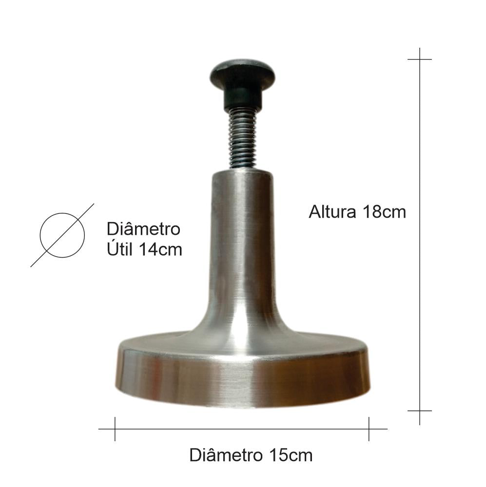 Modelador de Hambúrguer em Alumínio 14cm diâmetro MH14 - Malta