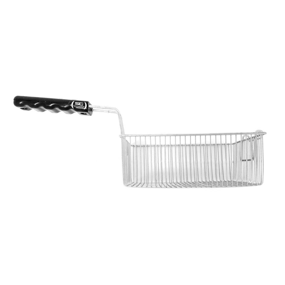 Cesto para Fritadeira Retangular Pequeno Galvanizado Multiuso GFAO 18/30 - Metalcubas