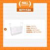 Kit - 2 Cestos Organizador Nextgen Para Freezer Nf e Hf - Metalfrio