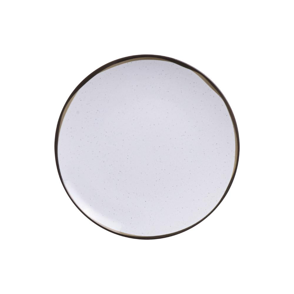 Jogo de Pratos Sobremesa 19cm Canyon 24 Peças em Porcelana Decorada - Tramontina 96580133