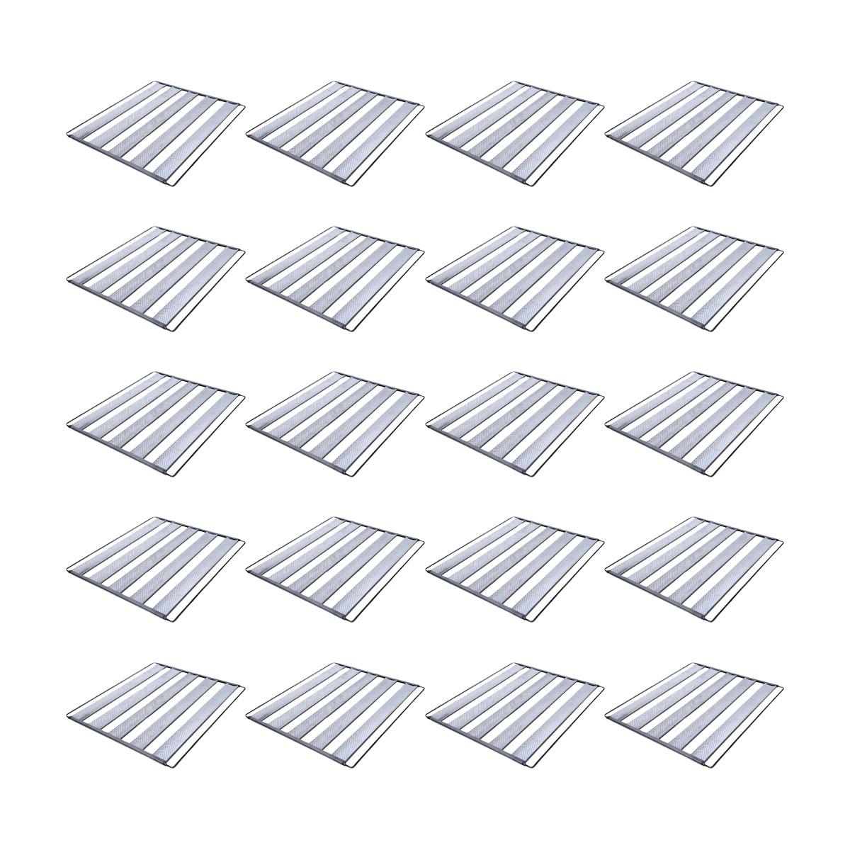 Kit - 20 Esteiras 5 Tiras Para Pão Francês - Imeca